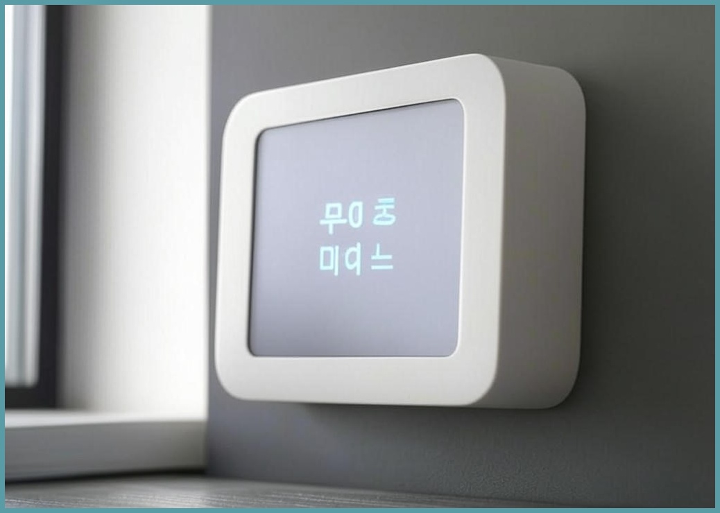 무아스 퓨어 미니 LED 벽시계