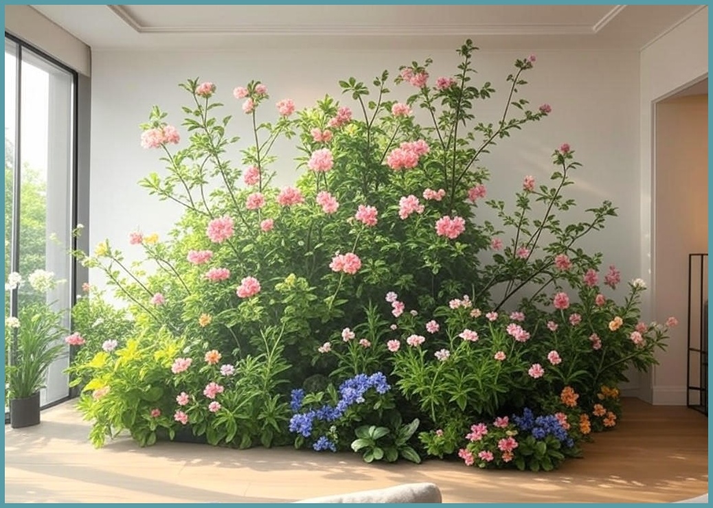 보나라온 정원 벽장식 인테리어 스티커