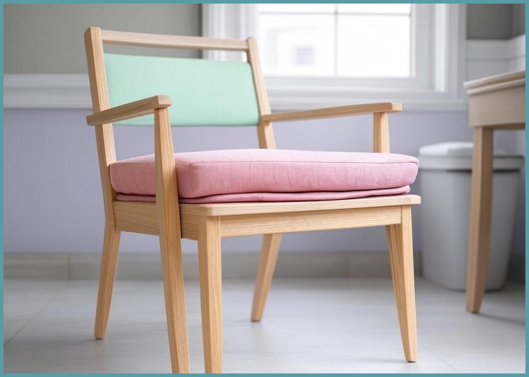 블럭마트 파스텔 심플 욕실의자