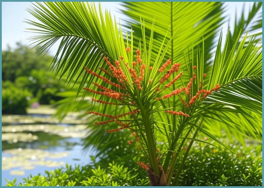 블루밍앤미 아레카야자 조화