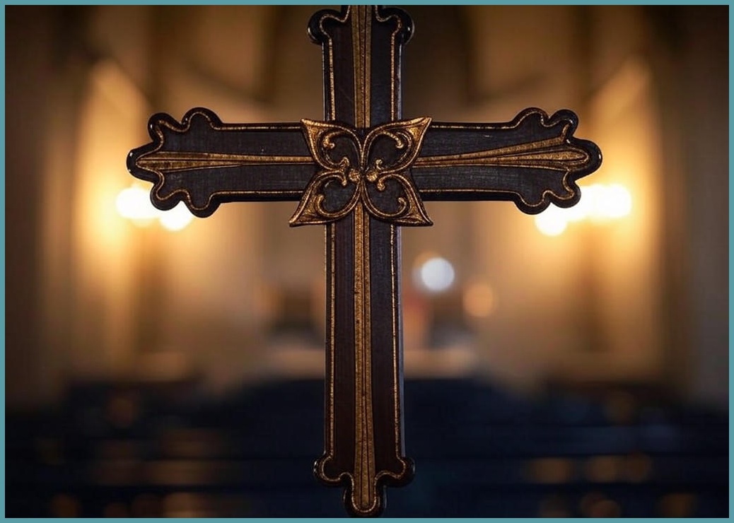 뽀마 고급 원목 십자가 대