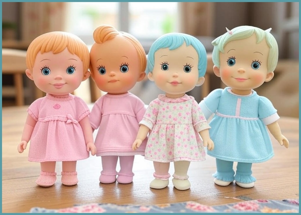 아이스타 귀여운 인테리어소품 LOVE 패밀리인형 4P 세트, 1개