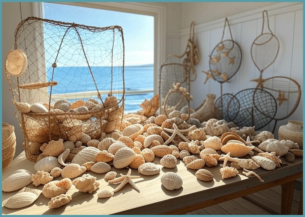 아인스토어 마린스타일 지중해 산토리니 여름 인테리어소품 촬영 소품 그물망 모음전