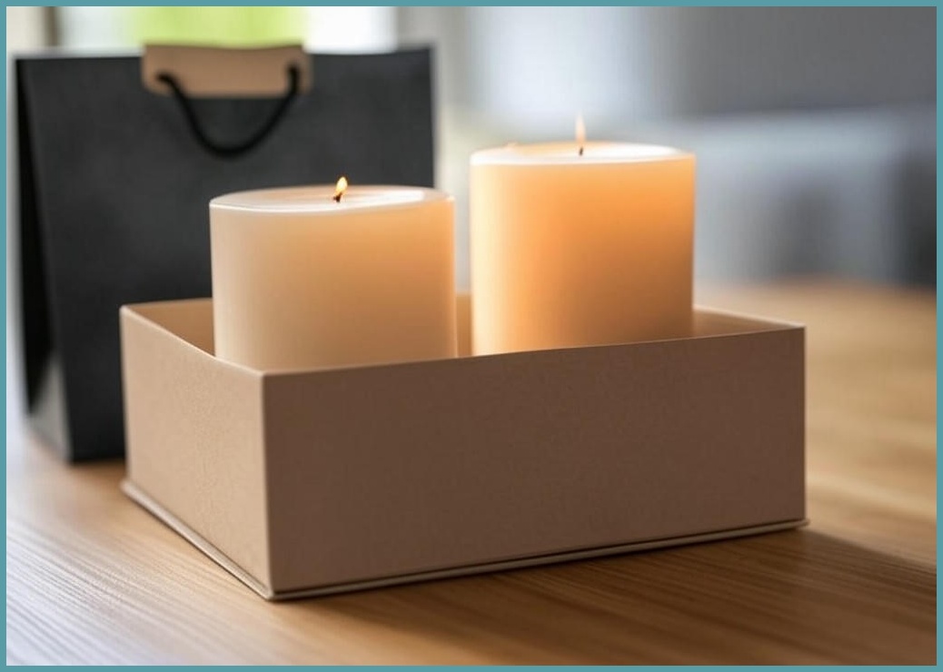 우드윅 라지 캔들 향초 2개 + 선물상자 + 쇼핑백, 1세트, 609g, 106 라벤더 앤시더,라벤더 앤시더