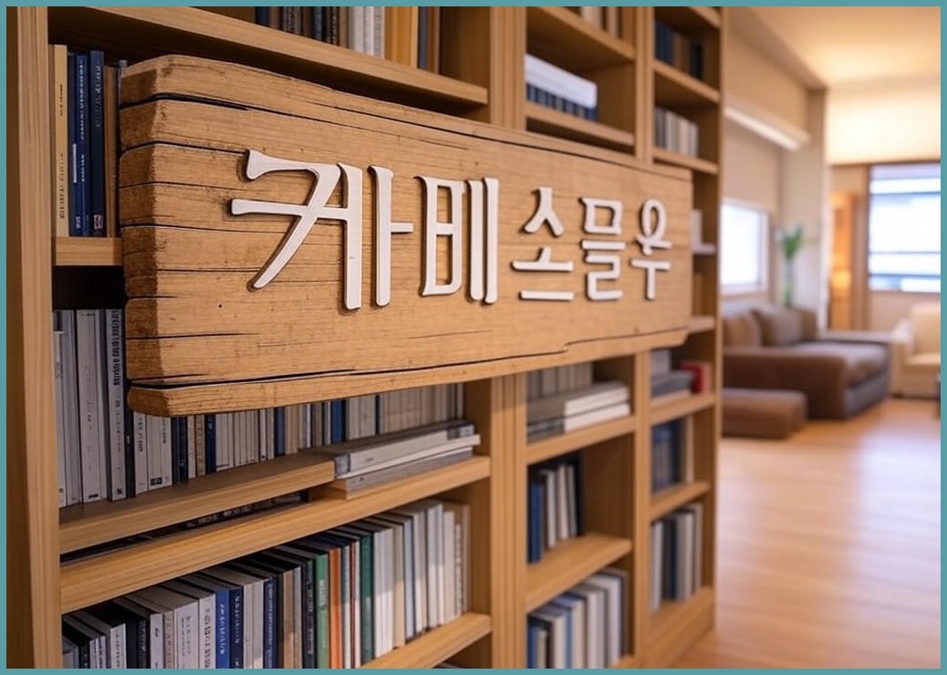 카페소품 감성인테리어 거실벽장식 나무 글씨 글자