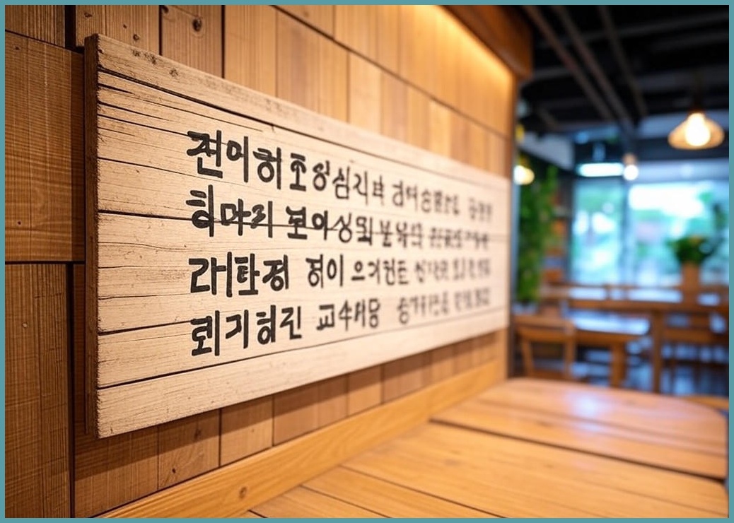 카페소품 감성인테리어 거실벽장식 나무 글씨 글자