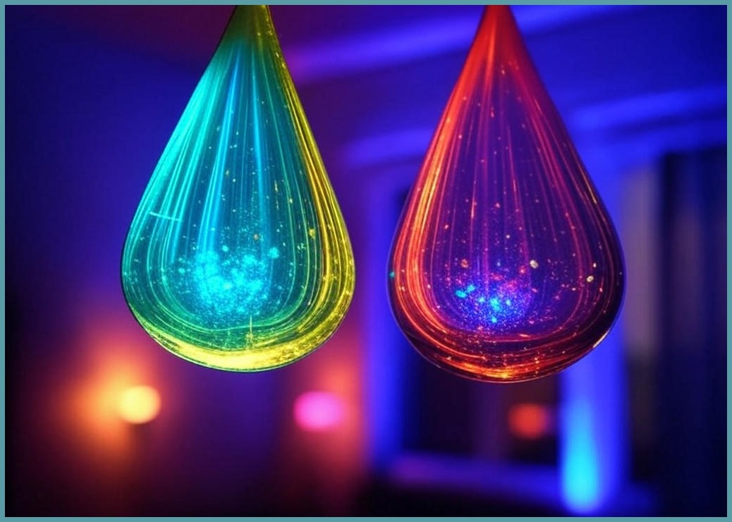 파티쇼 물방울 모형 파티 가랜드, 오로라, 2개